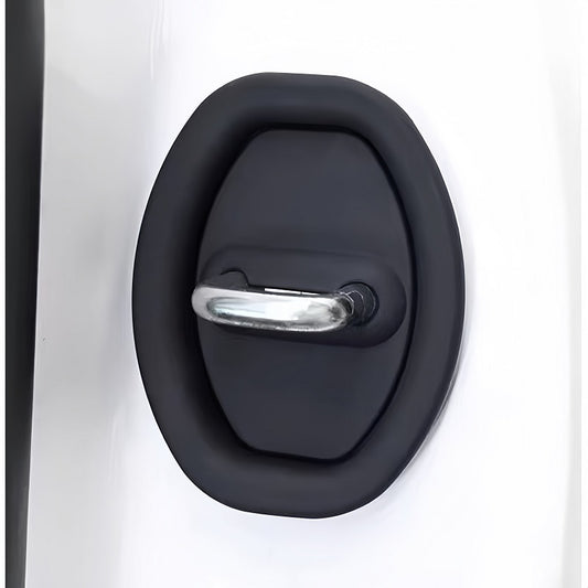 Door Lock Buckle Prot Cover with Anti-vibration Pad for XPENG