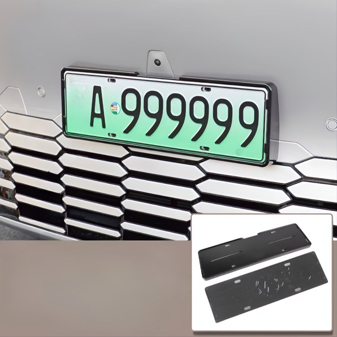 License plate frame for X9