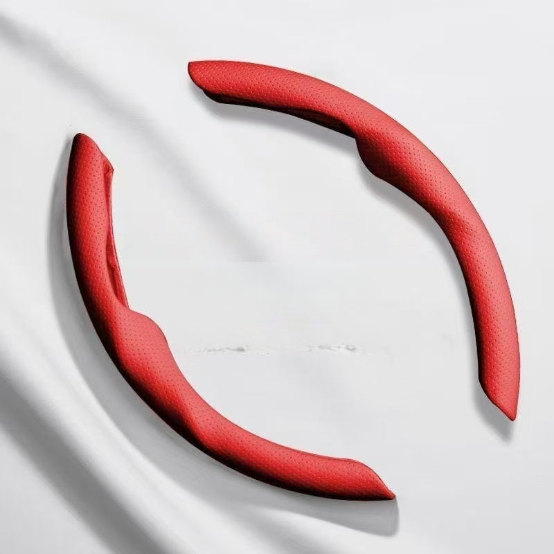 Nappa Leather Split Steering Wheel Cover for XPENG