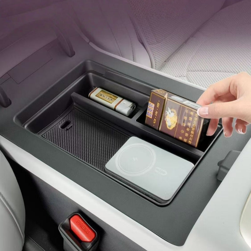 P7+ Armrest storage box