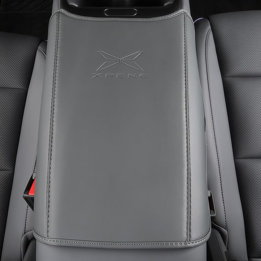 Premium Nappa Leather Armrest Box Cover for XPENG L03