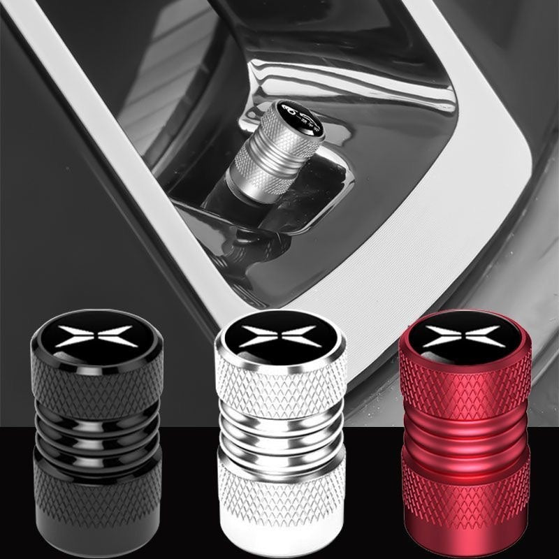 Aluminum Car Wheel Tire Valve Cap Covers for XPENG (4 Pcs)