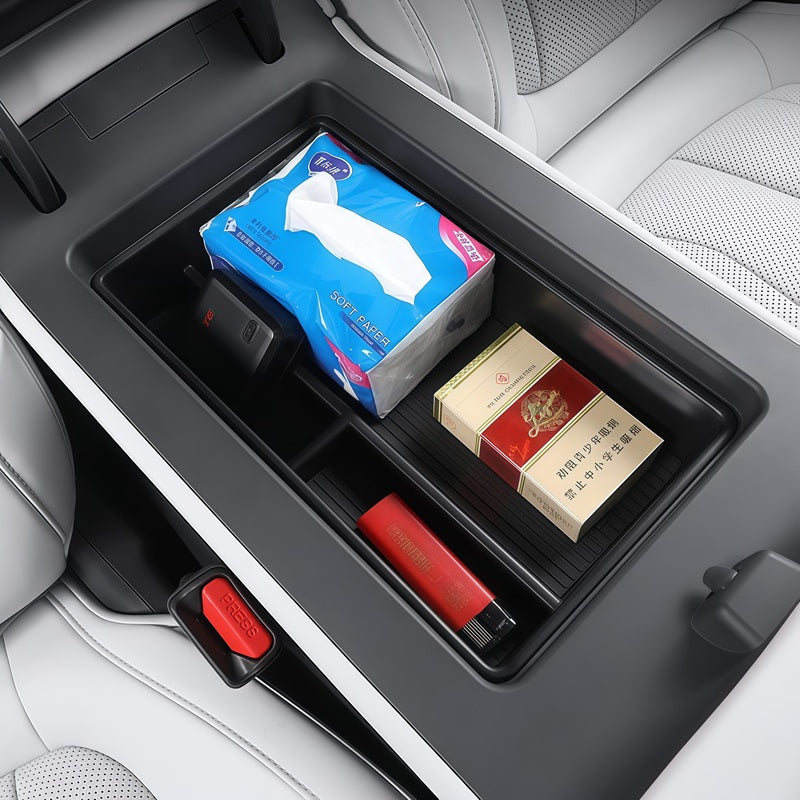 Armrest storage box for XPENG P7+