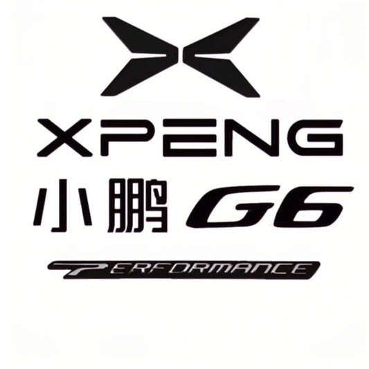 Car Body Blackened Logo For Xpeng