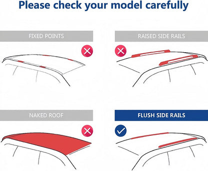 Car Top Luggage Rack Crossbar for XPENG G6 (Two Sticks)