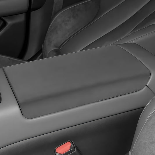 Central Armrest Box Cover - Premium Nappa Leather Protective Cover for XPENG P7+