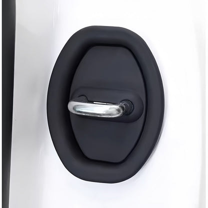 Door Lock Buckle Prot Cover with Anti-vibration Pad for XPENG