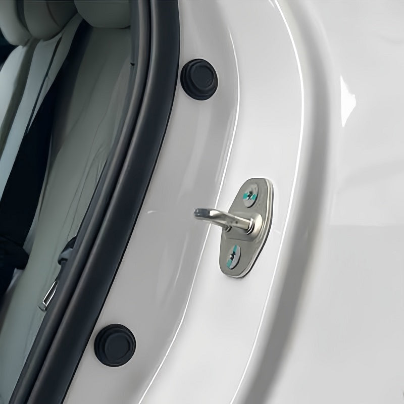Door Lock Buckle Prot Cover with Anti-vibration Pad for XPENG
