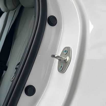 Door Lock Buckle Prot Cover with Anti-vibration Pad for XPENG