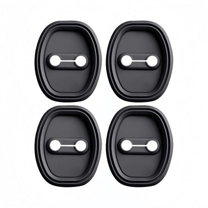 Door Lock Buckle Prot Cover with Anti-vibration Pad for XPENG