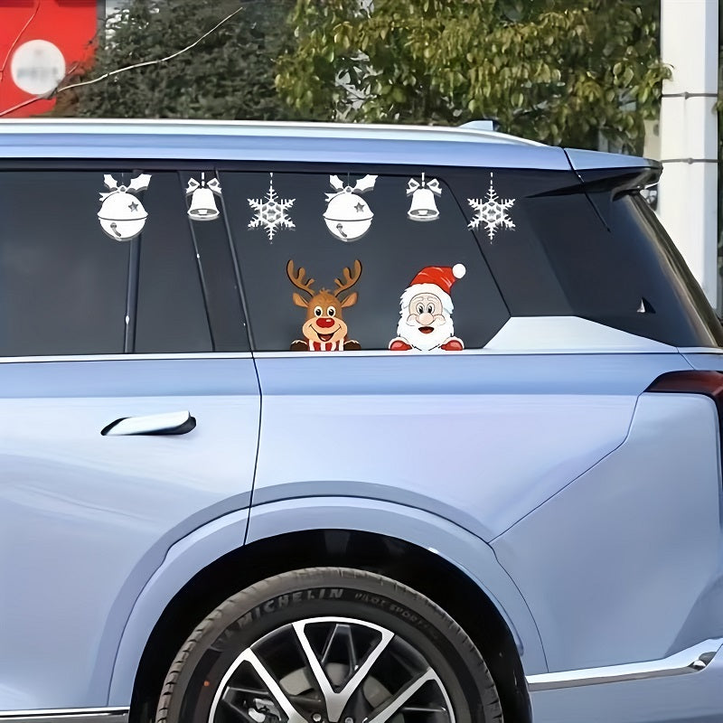Father Christmas & Reindeer Stickers for XPENG