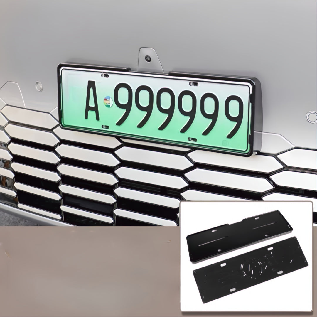 License plate frame for X9