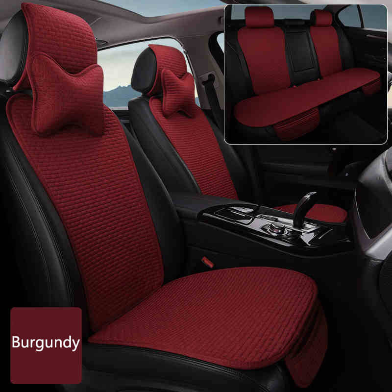 Linen Car Seat Cushion for XPENG (7-seater full set)