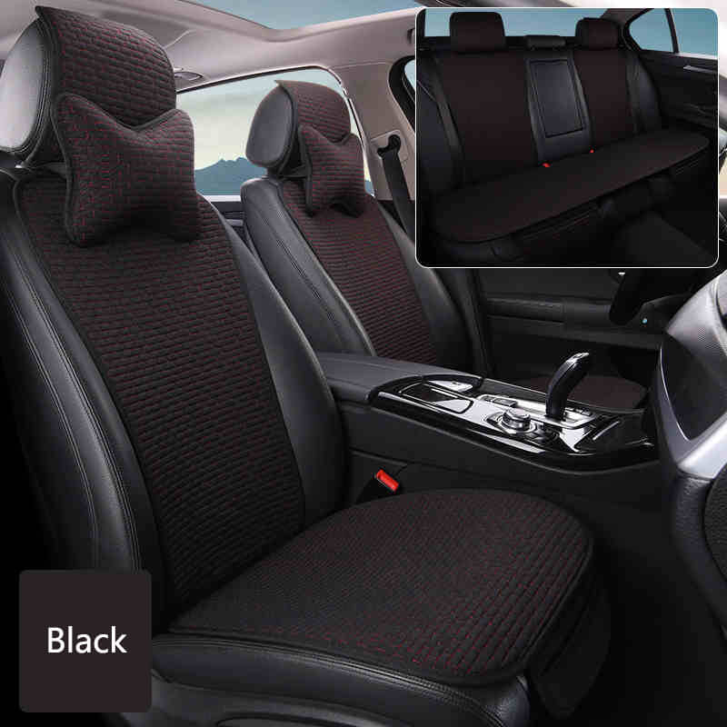 Linen Car Seat Cushion for XPENG (7-seater full set)