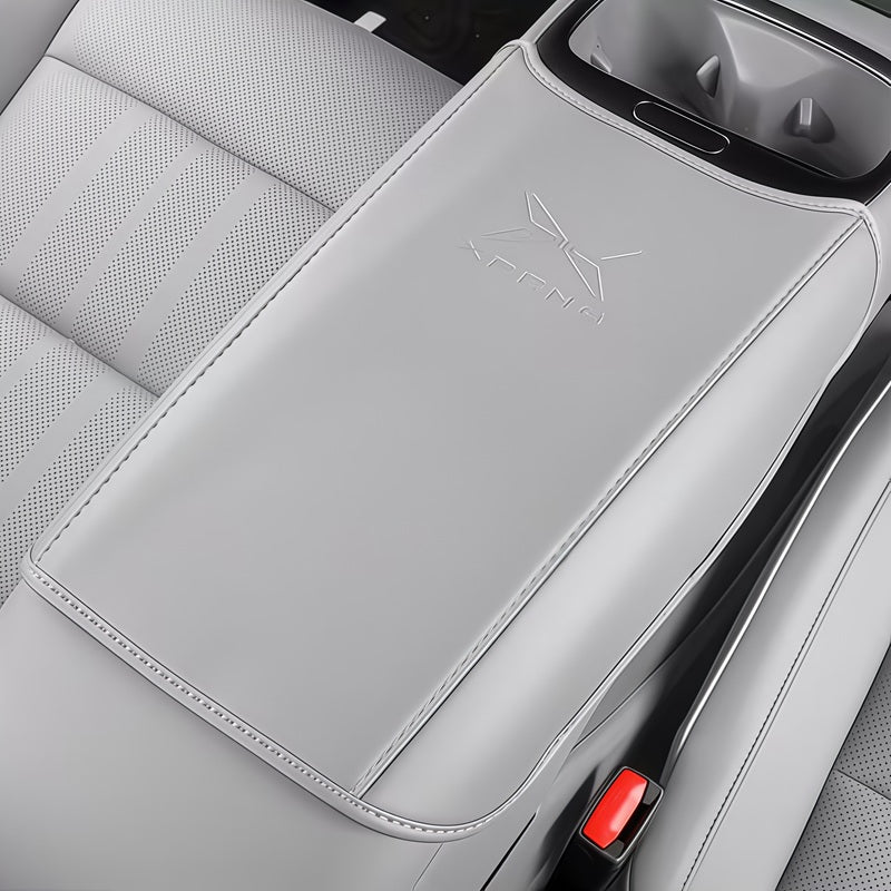 Premium Nappa Leather Armrest Box Cover for XPENG L03