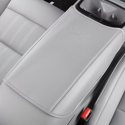 Premium Nappa Leather Armrest Box Cover for XPENG L03