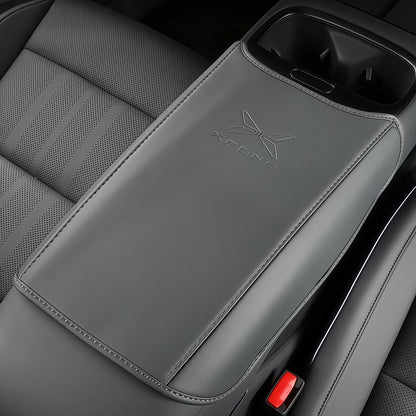 Premium Nappa Leather Armrest Box Cover for XPENG L03