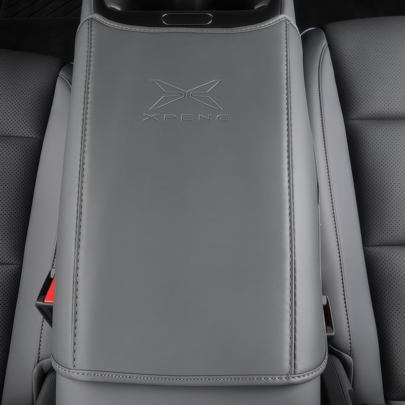 Premium Nappa Leather Armrest Box Cover for XPENG L03