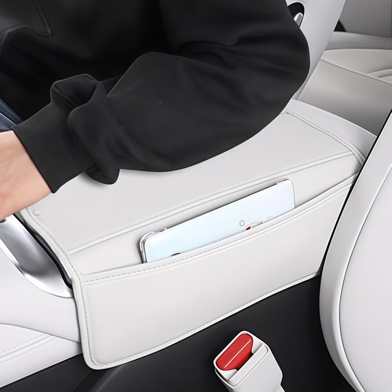 XPENG X9 Central Armrest Box Cover - Premium Nappa Leather Protective Cover