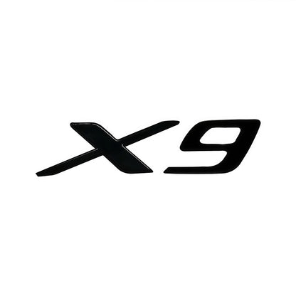 XPENG Rear Bumper Glossy Black Badges LOGO